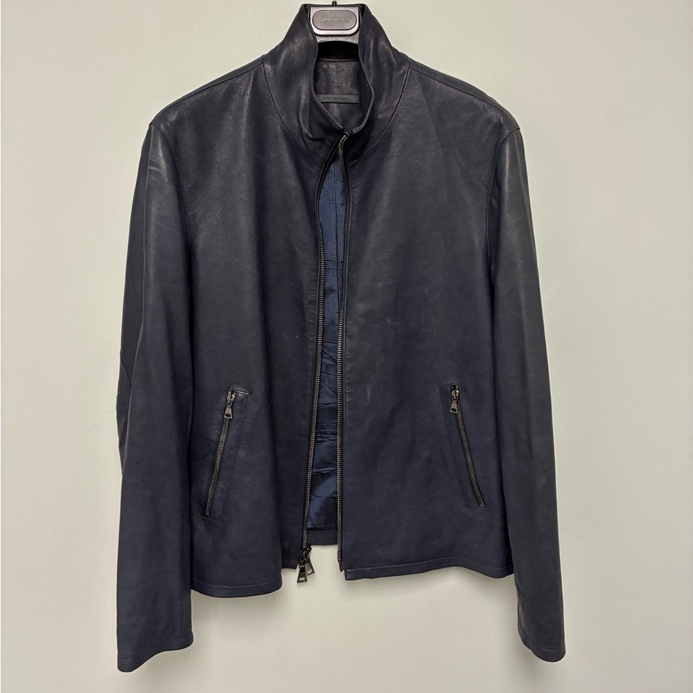 John Varvatos Collection Lambskin Leather Jacket Size EU 52 US 42 - Picture 8 of 16